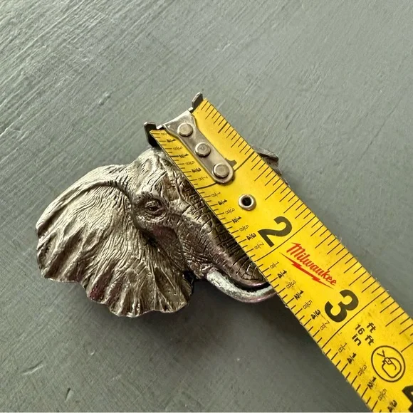 VINTAGE Elephant Bergamot Dragon Designs Belt Buckle